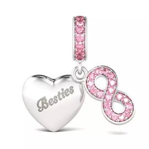 PINK BESTIES CHARM 925SS